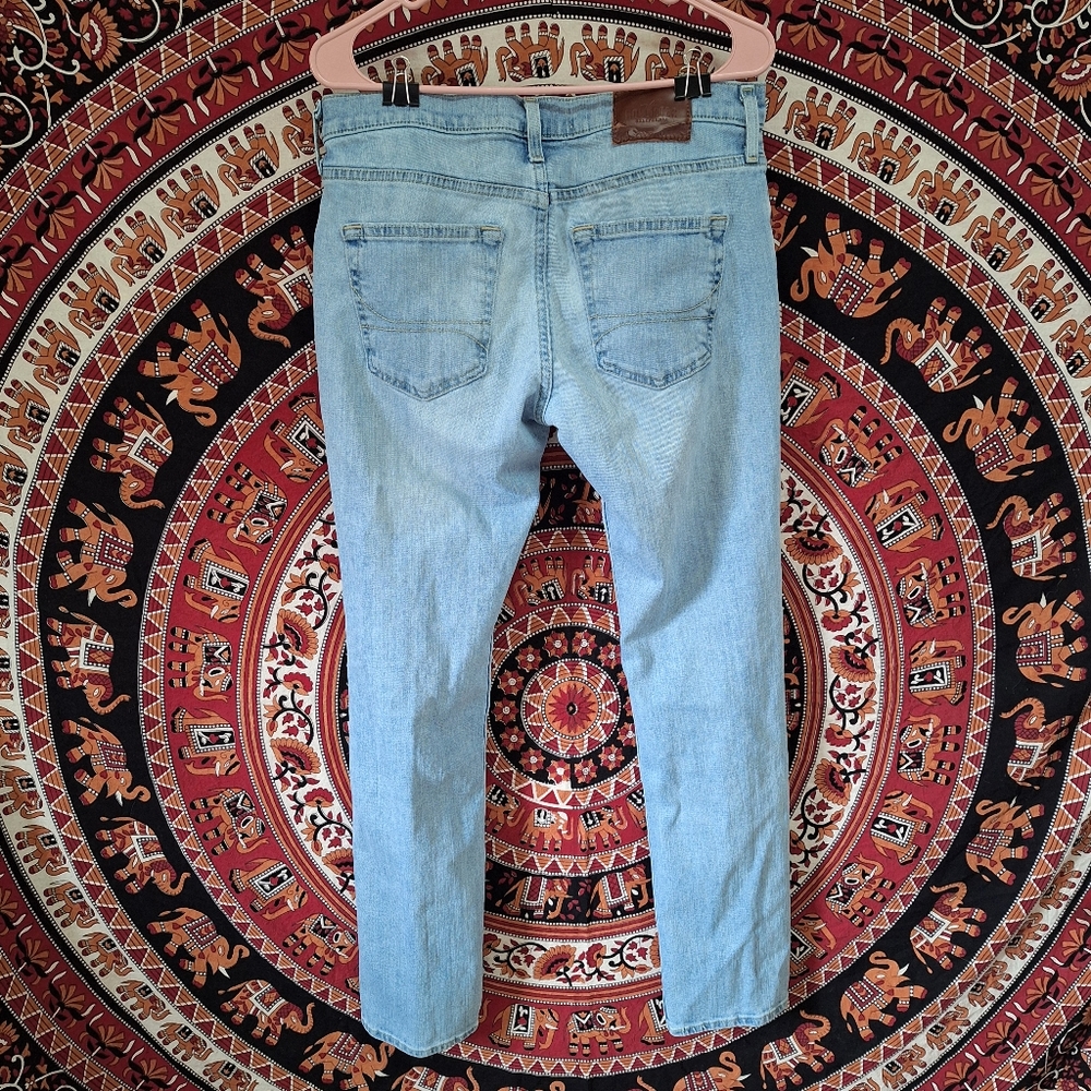 Hollister 30x32 Men's Light Wash Skinny Jeans - Picture 5 of 9